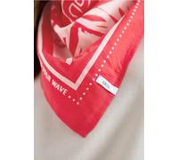 Cecil Damen Bandana mit Print und Wording in Rot, Gr: One size