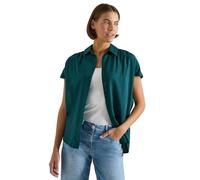 Hemdbluse CECIL, Damen, Gr. L (42), jungle grün, Stoff, 100% Viskose, unifarben, klassisch normal, V-Ausschnitt, Bündchen, Blusen Hemdbluse, im Basic-Style (87536251-L) jungle grün