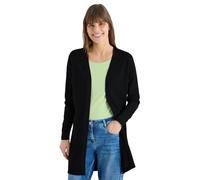 Cecil Damen Basic Cardigan in langer Passform in Schwarz, Gr: S