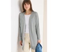 Cecil Damen Basic Cardigan in langer Passform in Grau, Gr: XXL