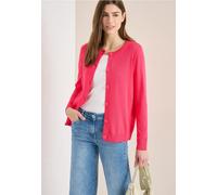 Cecil Damen Basic Cardigan mit Rundhals in Rot, Gr: M