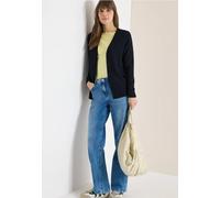 Cecil Damen Basic Cardigan mit V-Neck und Knöpfen in Blau, Gr: S