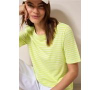 Cecil Damen Basic Kurzarmshirt in Gelb, Gr: XXL