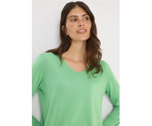 Cecil Damen Basic Pullover in Grün, Gr: XXL