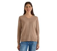 Basic Pullover mit V-Neck in Unifarbe