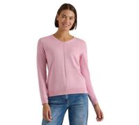 Basic Pullover mit V-Neck in Unifarbe