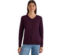 Basic Pullover mit V-Neck in Unifarbe