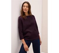 CECIL Damen 3227522 Basic RIPP-Shirt, Eggplant red, Small