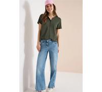 Cecil Damen Basic Shirt im Tunika-Look in Grün, Gr: S