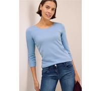 Cecil Damen Basic Shirt in Blau, Gr: XXL
