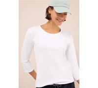CECIL Damen 3227270 Basic Shirt, White, S