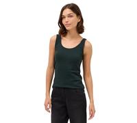 Shirttop CECIL "Style Linda", Damen, Gr. L (42), ink grün, Jersey, Obermaterial: 100% Baumwolle, unifarben, casual, hüftbedeckend, Rundhals, ohne Ärmel, Tops, in Unifarbe (14179145-L) ink grün