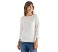 CECIL Basic U-Boot Shirt Vanilla White XXL