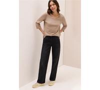 CECIL Basic V-Neck Shirt Natural Taupe M