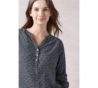 CECIL Damen B344440 Bedruckte Bluse, Deep Petrol, XS EU