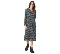 Midikleid CECIL Gr. M (40), US-Größen, grau (deep charcoal grey) Damen Kleider (21234708-M) deep charcoal grey