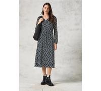 Cecil Damen Bedrucktes Midi-Mesh-Kleid in Grau, Gr: XXL