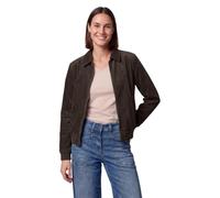 Blouson CECIL, Damen, Gr. XL (44), braun (truffle braun), Web, 65% Baumwolle, 33% Polyester, 2% Elasthan, unifarben, normal normal, V-Ausschnitt, abgesteppt, Jacken Blouson, im soften Baumwoll-Mix (31