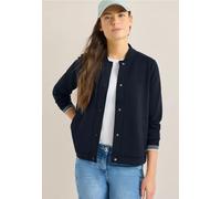 Cecil Damen Blouson im College-Look mit Knöpfen in Blau, Gr: S