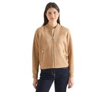 Cecil Blouson Damen – Golden Camel – Größe M (40) – Velours, 94% Polyester/6% Elasthan