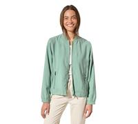 Blouson CECIL, Damen, Gr. XL (44), matcha grün, Web, Obermaterial: 81% Viskose, 19% Polyamid, unifarben, casual, bequem hüftlang, Rundhals, Langarm elastischer Bund, Jacken, mit Reißverschluss und fei