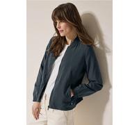 Cecil Damen Blouson mit feiner Struktur in Grün, Gr: XS