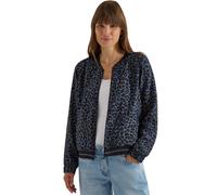 Blouson CECIL, Damen, Gr. XL (44), dried olive grün, Stoff, 85% Viskose, 15% Nylon, comfort fit normal, Rundhals, Bündchen, Jacken Blouson, aus softem Materialmix, Topseller (73828035-XL) dried olive