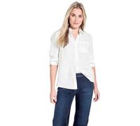 Cecil Damen Bluse aus Leinen White XXL