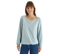 Langarmbluse CECIL, Damen, Gr. XXL (46), light mint blau, Stoff, 100% Viskose, unifarben, normal normal, Rundhals, Bündchen, Blusen, aus softer Viskose (64164742-XXL) light mint blau