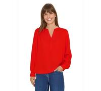 Langarmbluse CECIL, Damen, Gr. XXL (46), pumpkin orange, Stoff, 100% Viskose, unifarben, normal normal, Rundhals, abgesteppt, Blusen, in Unifarbe (44815443-XXL) pumpkin orange