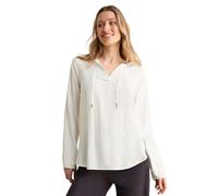 Langarmbluse CECIL, Damen, Gr. XL (44), weiß (vanilleweiß), Stoff, 100% Viskose, unifarben, normal normal, Rundhals, Bündchen, Blusen, aus softer Viskose (59982763-XL) vanilleweiß