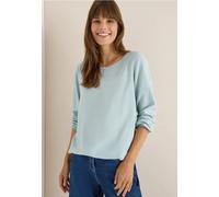 Cecil Damen Bluse in Unifarbe in Blau, Gr: L