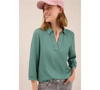 Cecil Damen Bluse in Unifarbe in Grün, Gr: S