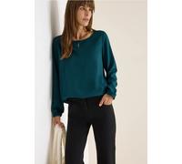 Cecil Damen Bluse in Unifarbe in Grün, Gr: S