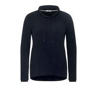Cecil Damen Bluse mit Cupro-Mix deep Blue M