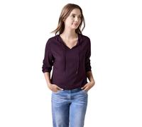 Langarmbluse CECIL, Damen, Gr. XXL (46), blau (universal blau), Stoff, 100% Viskose, unifarben, normal normal, V-Ausschnitt, Bündchen, Blusen, aus softer Viskose (38104754-XXL) universal blau