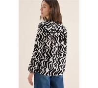 Cecil Damen Bluse mit Grafikmuster in Grau, Gr: L