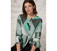 Langarmbluse CECIL Gr. XXL (46), glaced salvia grün, Damen, Stoff, 88% Viskose, 12% Nylon, bedruckt, Blusen, aus softer Viskose (56428215-XXL) glaced salvia grün