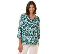 Cecil Damen Bluse mit Leinenanteil in Grün, Gr: XL