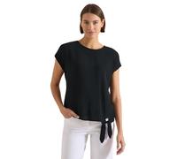 Cecil Damen Bluse mit Rundhals und Knotendetail