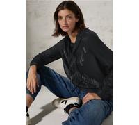 Cecil Damen Bluse mit Schalkragen in Schwarz, Gr: XS