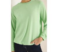 Cecil Damen Bluse mit Smock-Ausschnitt in Grün, Gr: M
