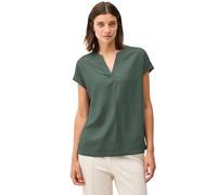CECIL Damen B345612 Blusenshirt in Unifarbe, Balmy Khaki, M