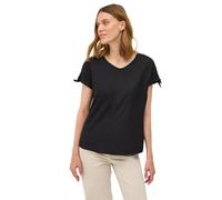 Cecil Damen Blusenshirt mit Knoten in Schwarz, Gr: L