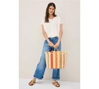 Cecil Damen Blusenshirt mit Knoten in Weiß, Gr: M