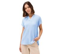 Cecil - Blusenshirt mit Struktur blau - Gr. - XS