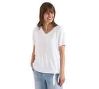 Cecil Damen Blusenshirt mit V-Neck und Knoten