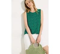 CECIL Damen B344856 Blusentop mit Print, fresh apple green, XXL