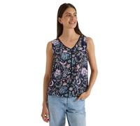Blusentop mit V-Neck und Print