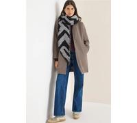 Cecil Damen Bouclé Dreieckstuch in Schwarz, Gr: One size